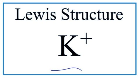 lewis dot structure for k